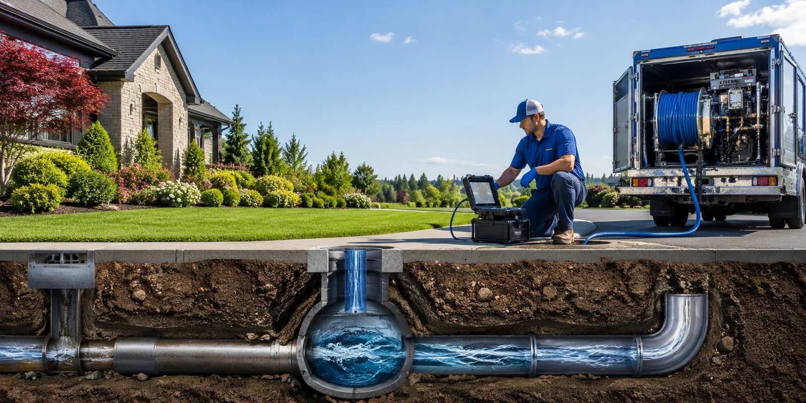 Drainage restoration information for Clarksburg, PA
